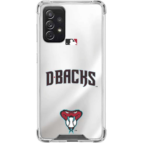 MLB Arizona Diamondbacks Home Jersey Galaxy A72 5G Clear Case